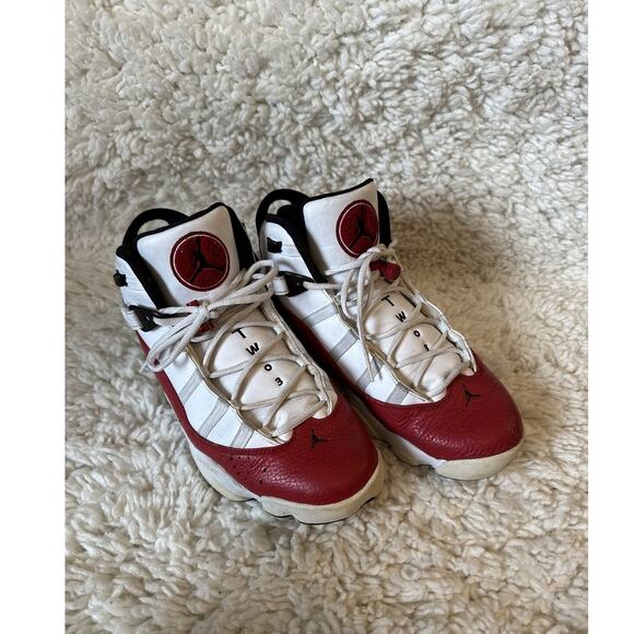 Size 10 - Jordan 6 Rings Mid University Red - Picture 2 of 16